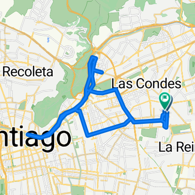 Río de La Plata, Las Condes a Río de La Plata, Las Condes