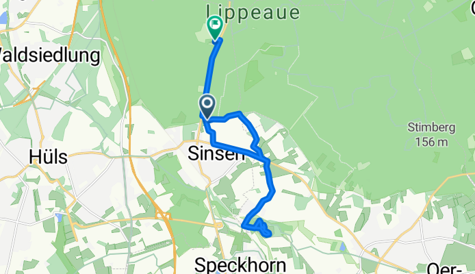 Entspannte Route