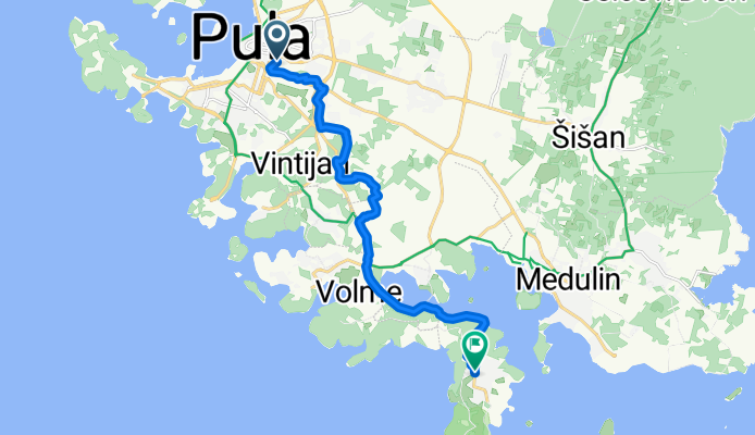 Ulica Bartolomea Dei Vitrei, Pula nach Selo, Premantura