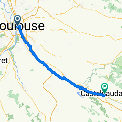 Rue Émile Cartailhac, Toulouse to Rue du Général Lapasset, Castelnaudary