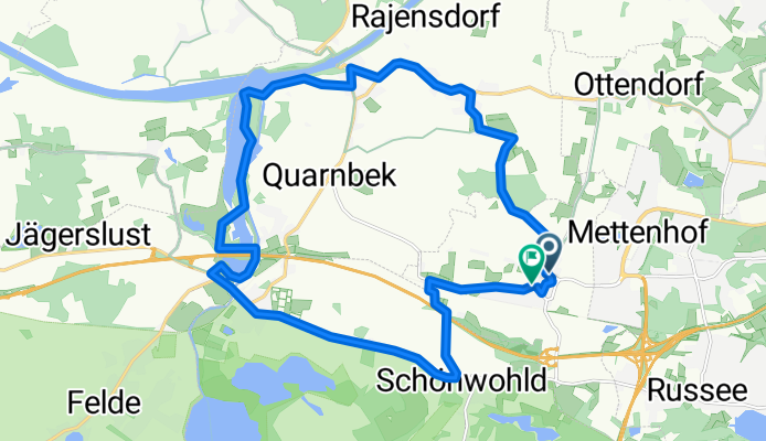 Route in Melsdorf