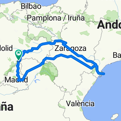Route in Santo Tomé del Puerto