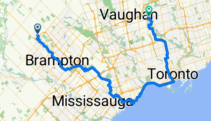 От Old Kennedy Road до Queens Quay West