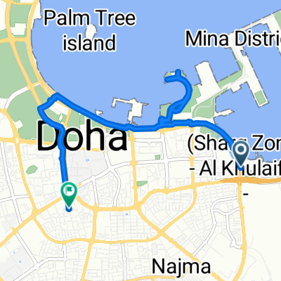 Al Corniche Street, Doha to Al Sulaymi Street, Doha