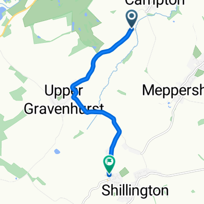 Gravenhurst Road, Shefford to Greenfields, Hitchin