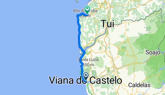 Vila Praia de Ancora to Baiona