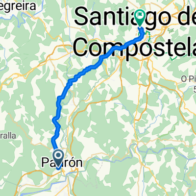 Padron to Santiago de Compostela