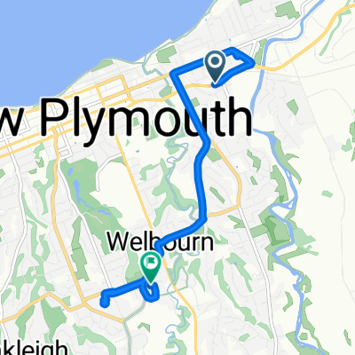 Northgate, New Plymouth to Thames St, New Plymouth