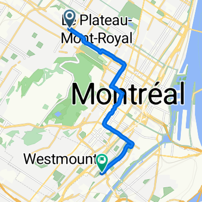 Av Fairmount O, Montreal do Av Greene, Montreal