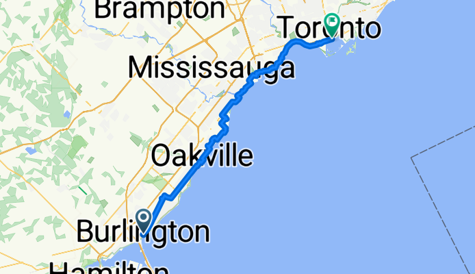 From Burlington to Toronto
