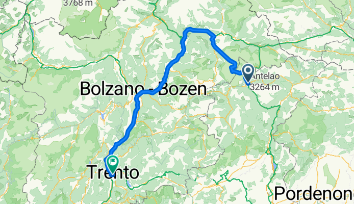 From Cortina d'Ampezzo to Trento