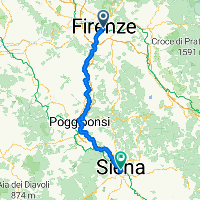 From Florence to Siena