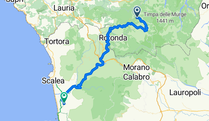 From San Severino Lucano to Santa Maria del Cedro