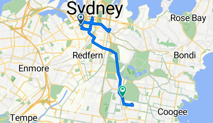 Darling Dr, Haymarket to Anzac Pde, Kensington