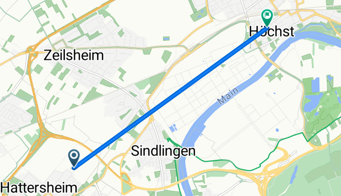 Liederbacher Straße 20A nach Albanusstraße