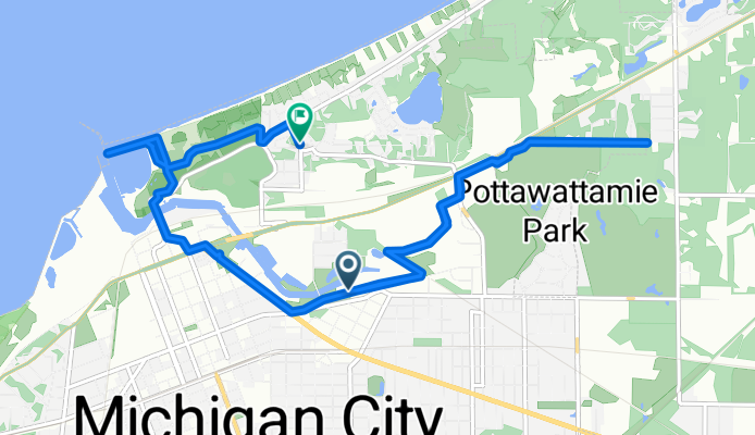 Trail Creek Greenway, Michigan City to Felton St, Michigan City