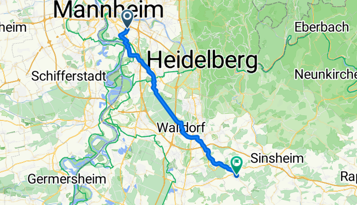 Von Mannheim bis Angelbachtal