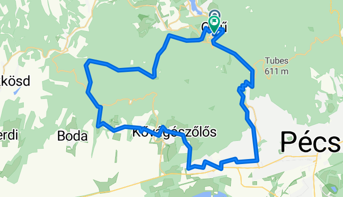 Kossuth Lajos utca, Orfű - Kossuth Lajos utca, Orfű