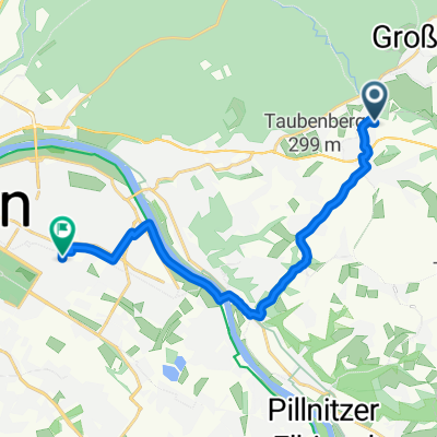 An der Prießnitzaue 27A nach Hepkestraße 34A