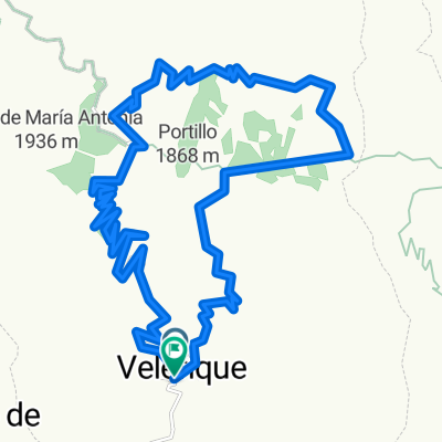 Velefique - Los Angeleños - Rio Sierro - Los Agustinos - Fuente de lo Alto - Velefique