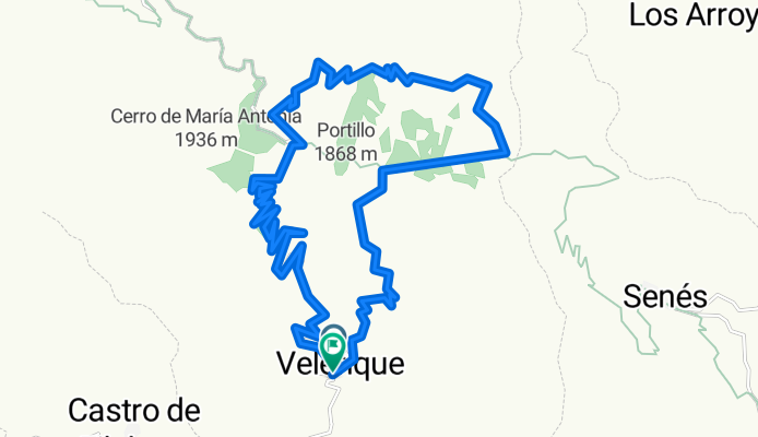 Velefique - Los Angeleños - Rio Sierro - Los Agustinos - Fuente de lo Alto - Velefique
