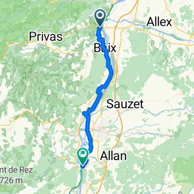 15: ViaRhôna de Le Pouzin / Cruas à Chateauneuf du Rhône / Viviers