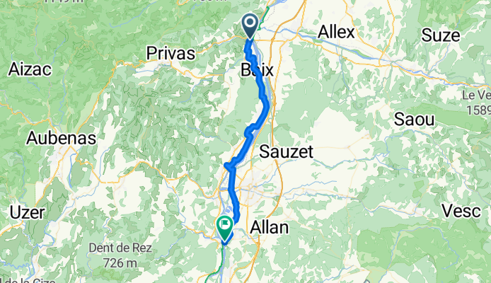 15: ViaRhôna de Le Pouzin / Cruas à Chateauneuf du Rhône / Viviers