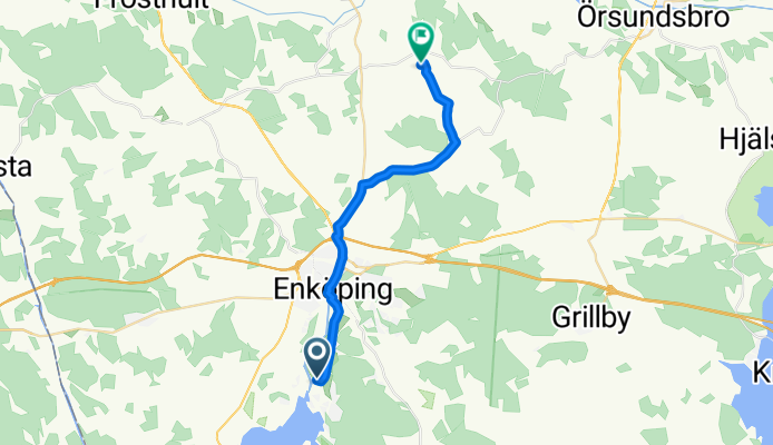 Route to Skuggans Gröna