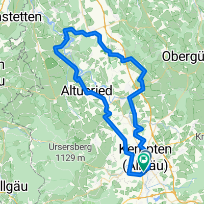 Allgäu - Kemptner Illerrunde