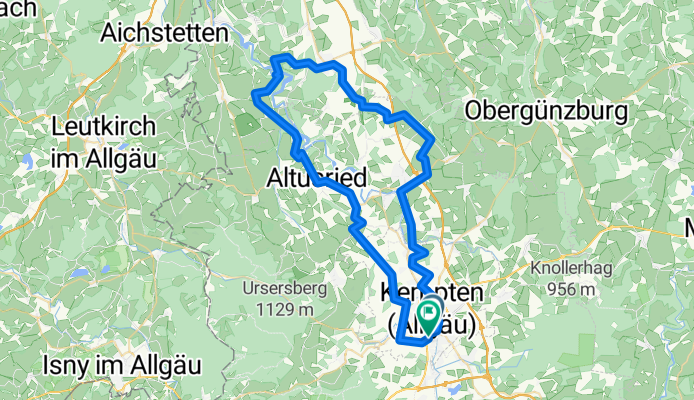 Allgäu - Kemptner Illerrunde
