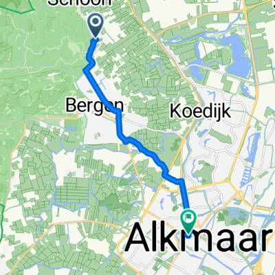 Duinweg, Schoorl nach Langestraat, Alkmaar