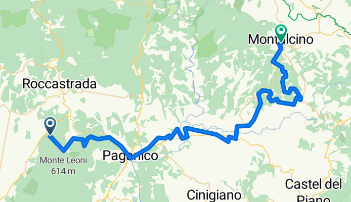 Roccastrada - Montalcino