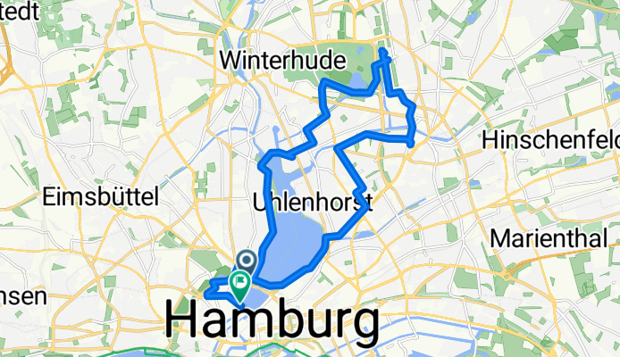 Neuer Jungfernstieg nach Neuer Jungfernstieg