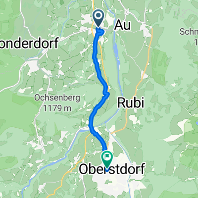 Grüntenstraße, Fischen i.Allgäu nach Walserstraße, Oberstdorf
