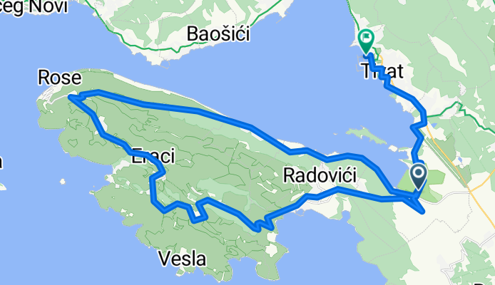 Route zu Porto Montenegro