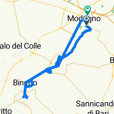 Da Via Bitritto 3B a Via G. Fanin