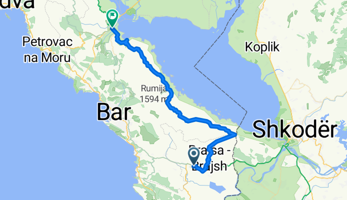 Von Ulcinj bis Bar