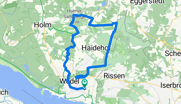 Route in Wedel