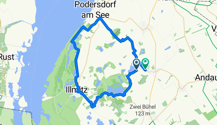 Route in Sankt Andrä am Zicksee