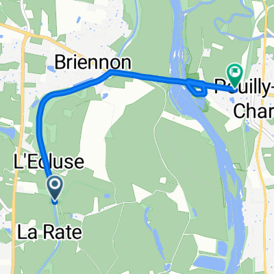 L'Écluse, Briennon to Avenue de la Gare, Pouilly-sous-Charlieu