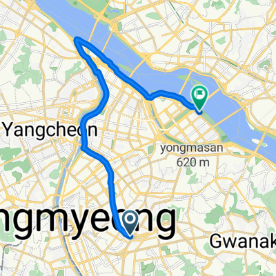 신림동, 서울특별시에서 여의동로, 서울특별시까지