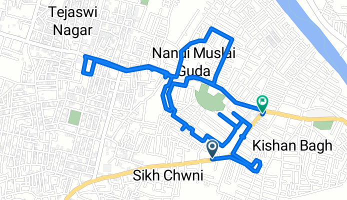 4-9-282/3/2 to Mir Mehamood Pahadi Road