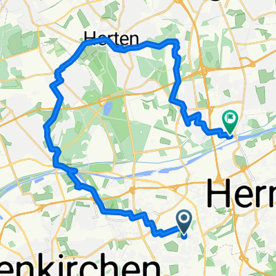 Bobenfeld, Herne nach Dunantstraße, Recklinghausen