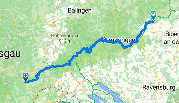 Von Bonndorf im Schwarzwald bis Beuron