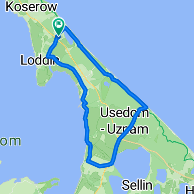 Cölpinstraße, Loddin nach Cölpinstraße, Loddin