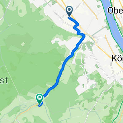 Godesbergerstraße, Bonn nach Auf dem Reeg, Wachtberg