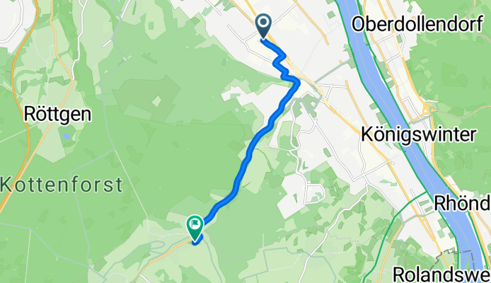 Godesbergerstraße, Bonn nach Auf dem Reeg, Wachtberg