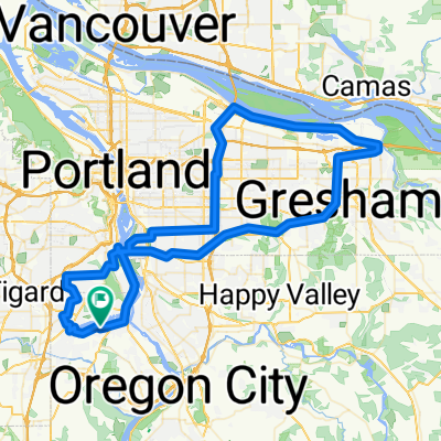 Marine Dr. via McM Edgefield, I-205