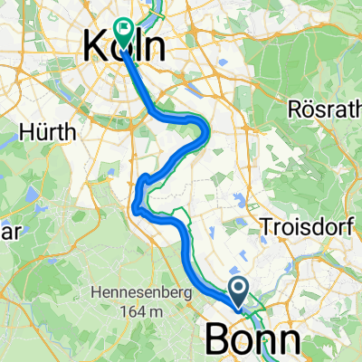 Karl-Legien-Straße nach Roncalliplatz