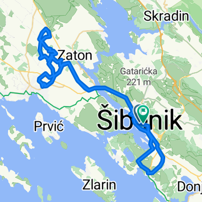 Put Gimnazije to Ulica Stjepana Radića